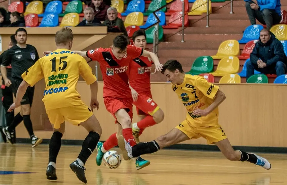 United Galaţi a revenit pe locul 1 în Liga I de futsal