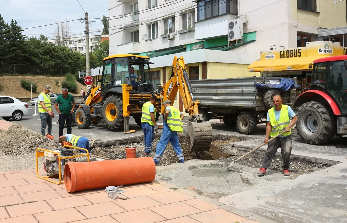 Trafic închis din cauza unei denivelări, pe breteaua de la Elice