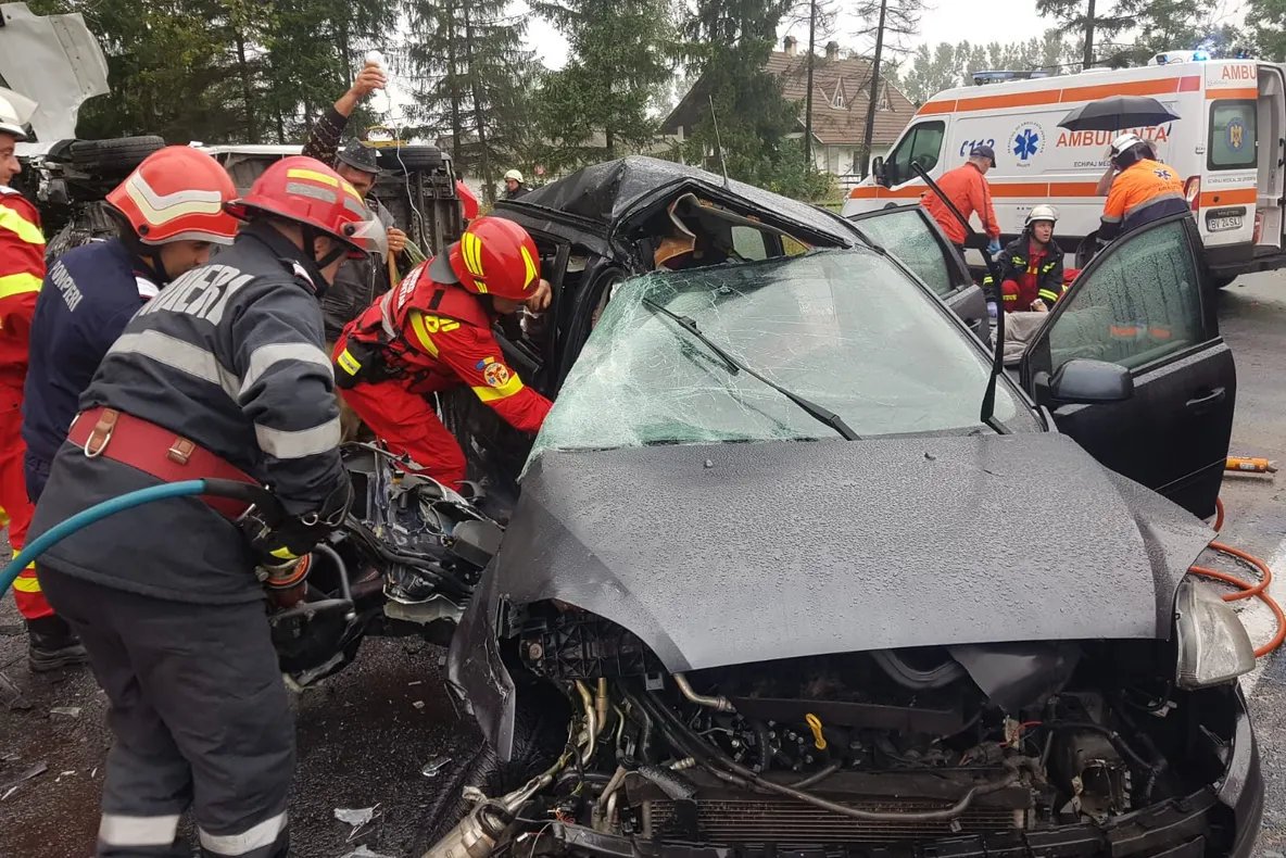 Un gălăţean a provocat un grav accident de circulaţie pe DN 1