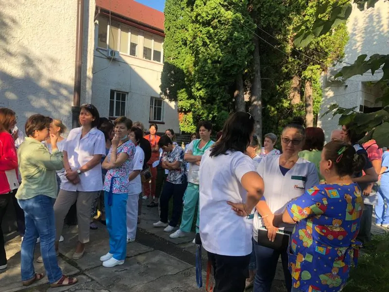 Spitalul de Urgenţă, păzit de aseară cu jandarmii şi poliţiştii