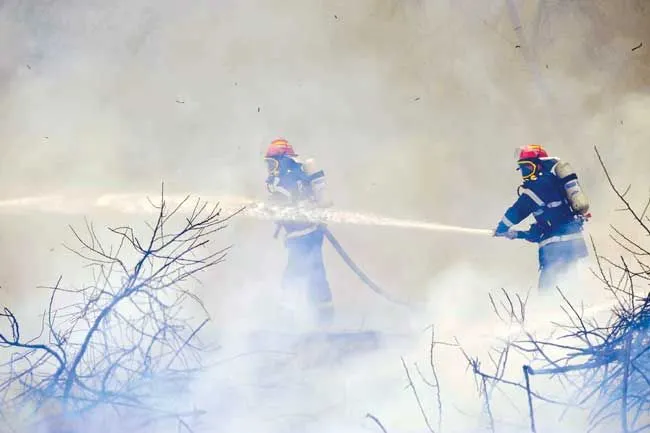 18 incendii de vegetaţie uscată într-o singură săptămână