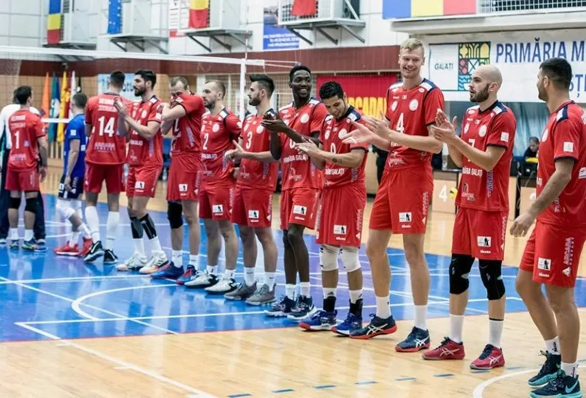 CSM Arcada Galaţi a câştigat Supercupa României la volei masculin