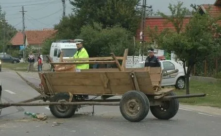 Accident rutier produs din cauza neadaptării vitezei la condiţiile de drum