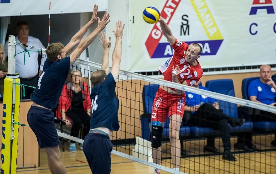 CSM Arcada Galaţi defilează în Divizia A1 de volei masculin