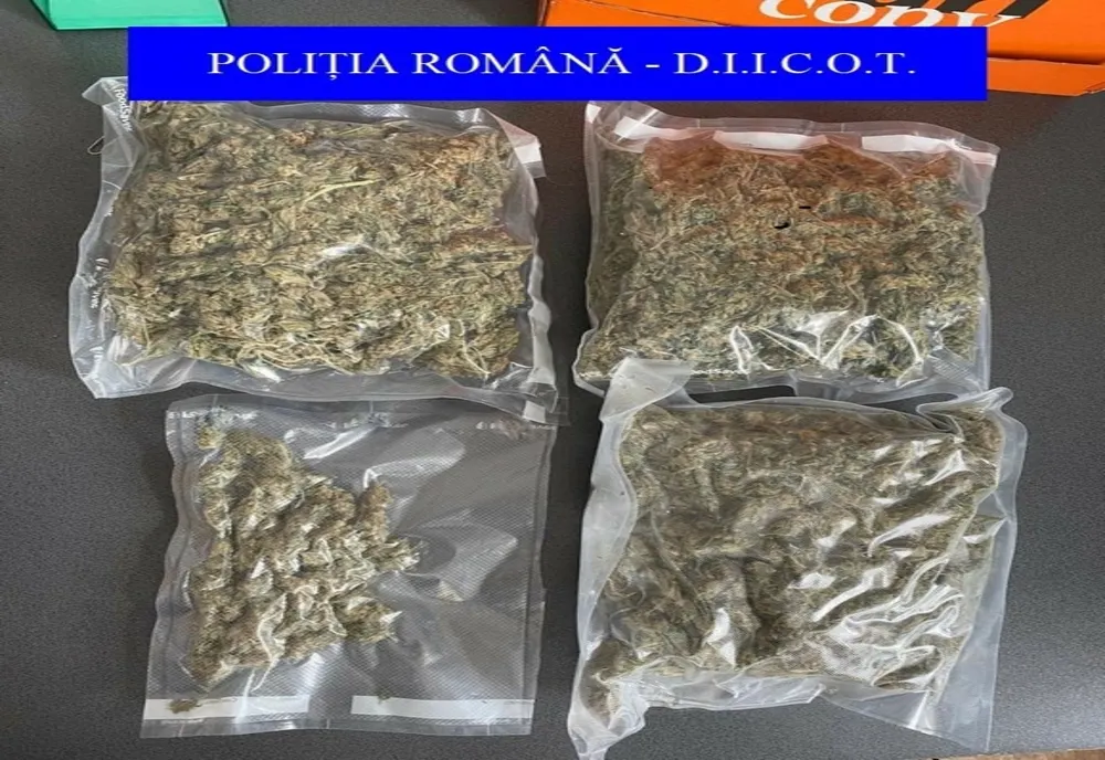 Flagrant delict într-un dosar de trafic de droguri