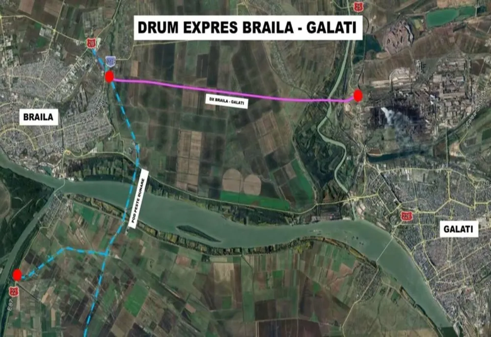 S-a semnat contractul pentru proiectarea și execuția Drumului Expres Brăila - Galați