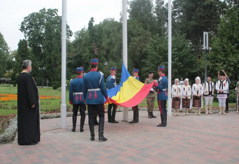 Manifestări prilejuite de „Ziua Drapelului Naţional“