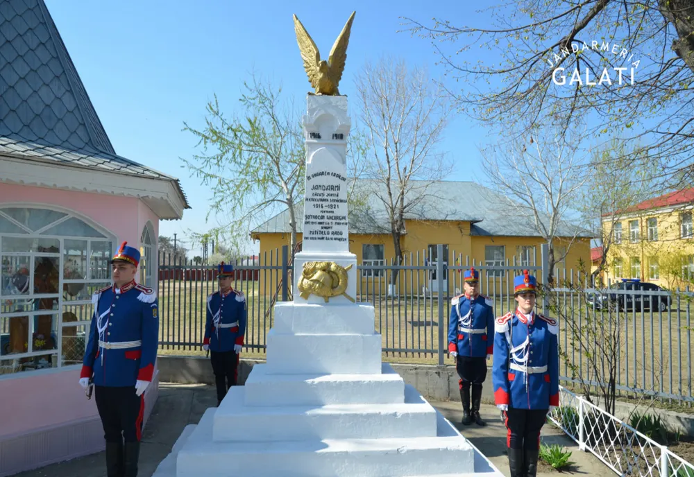 Jandarmii gălățeni și-au cinstit eroii