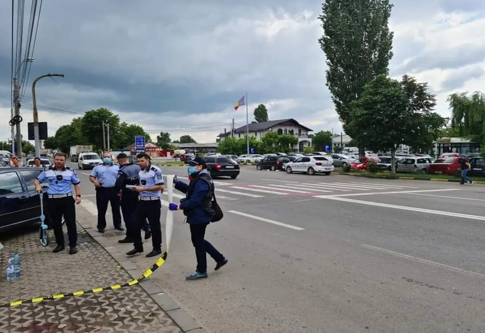 FOTO+VIDEO: Accident grav în zona industrială din municipiul Tecuci