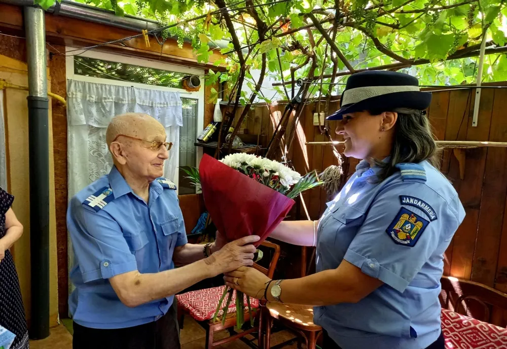 Singurul jandarm gălățean veteran de război a împlinit astăzi 97 de ani
