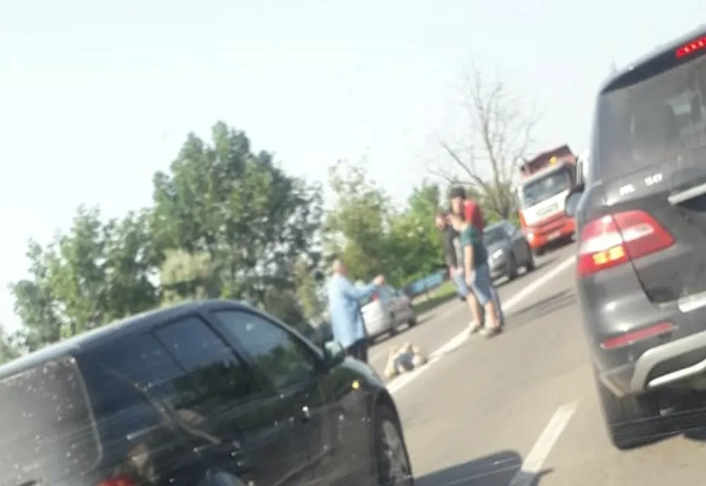 Biciclist accidentat în zona trecerii bac din Galați