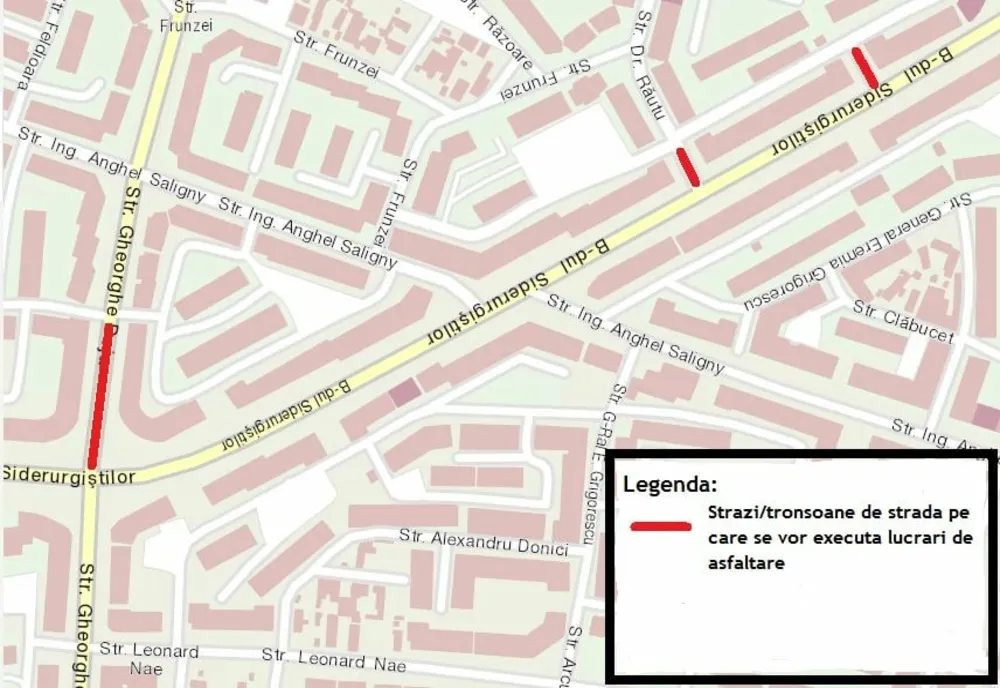 Trafic restricționat pentru lucrări de modernizare pe Bulevardului Siderurgiștilor