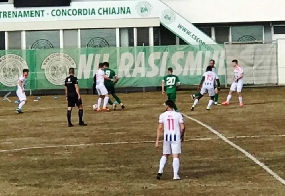 Oțelul a remizat, scor 2-2, în amicalul cu Concordia Chiajna 