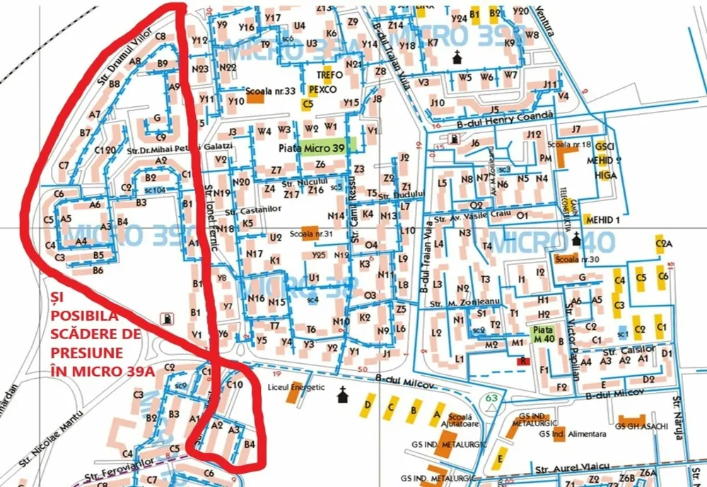 Oprire apă în intervalul 7 aprilie 2022, ora 08.00 – 8 aprilie 2022, ora 04.00