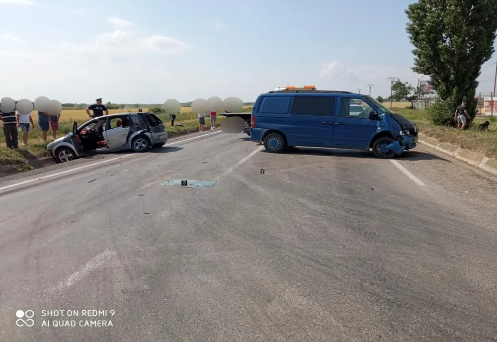 Foto: Accident pe DN24
