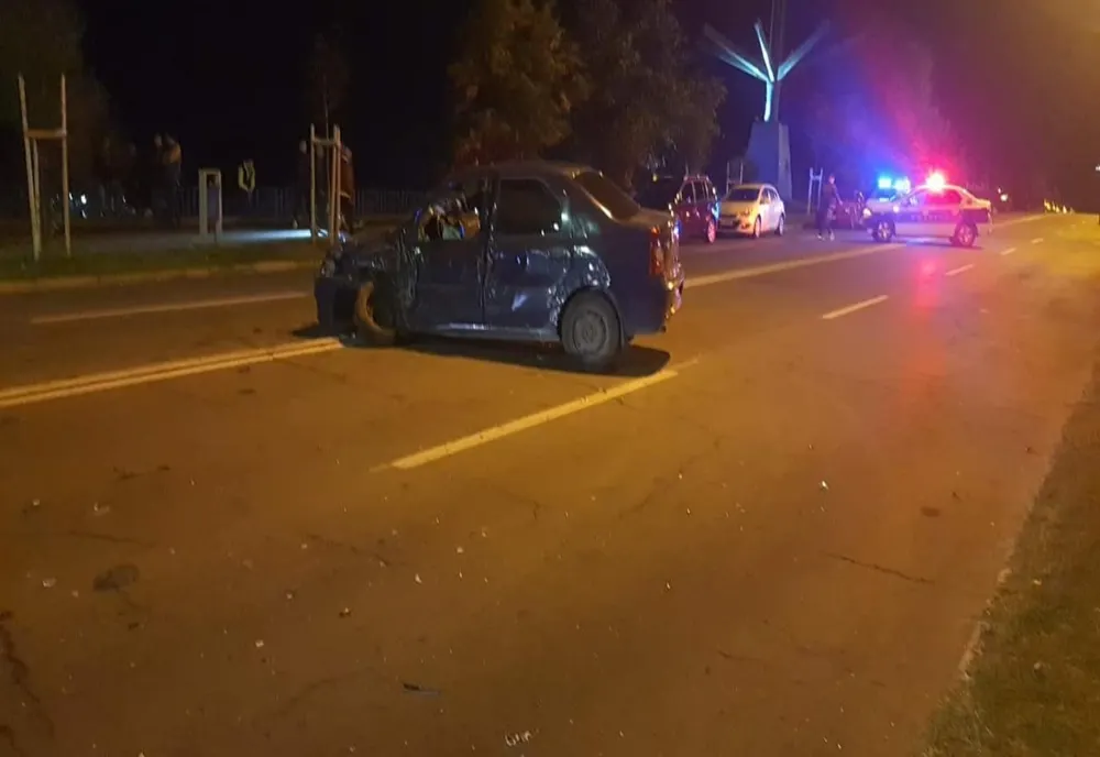 Accident rutier marți seara pe Bulevardul Marea Unire