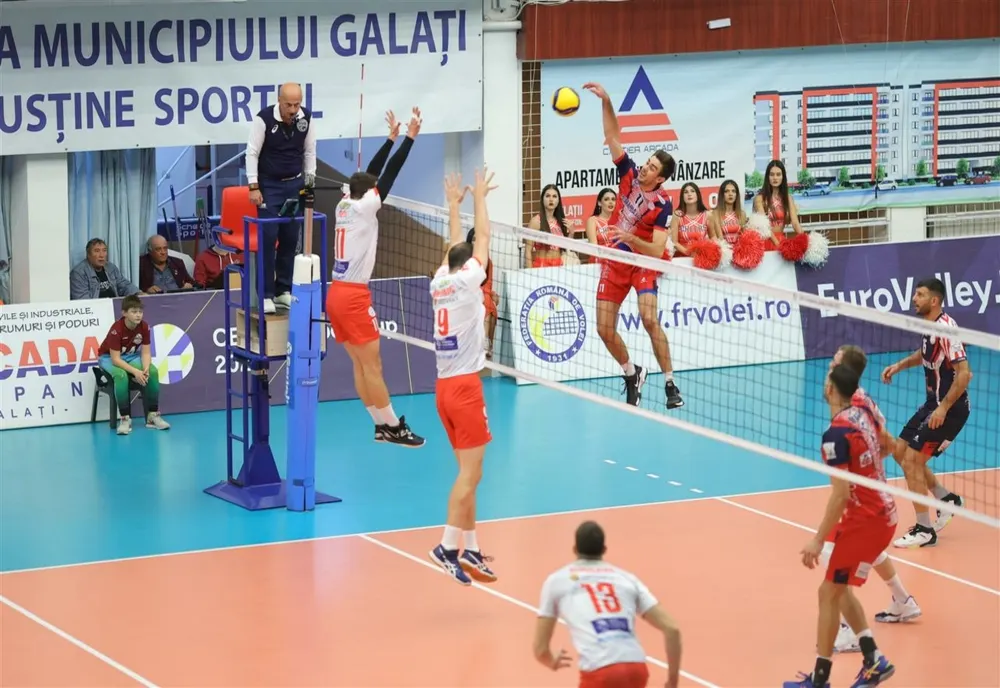 Arcada Galați se impune la Zalău, după un meci spectaculos și echilibrat, cu scorul de 1-3