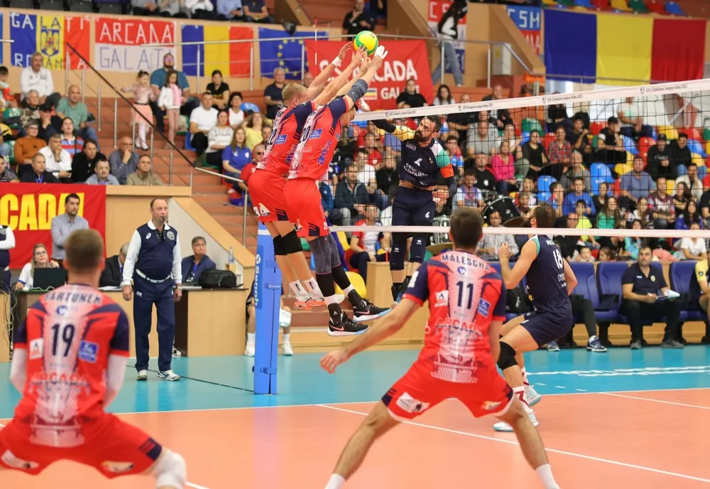 CSM Arcada Galați eliminată din Liga Campionilor după ce au câștigat în manșa tur cu 3-0