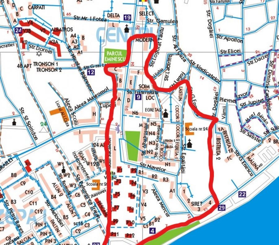 Mii de gălăţeni, instituţii şi firme din Centrul Galaţiului rămân fără apă