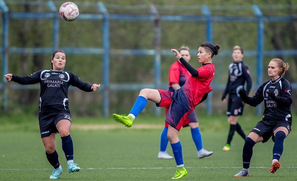 Fotbalistele de la Universitatea Galaţi au zdrobit Alexandria