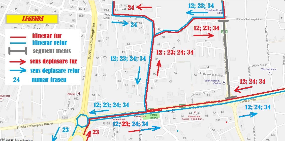 Patru trasee Transurb, deviate mâine șase ore din cauza mitingului PSD