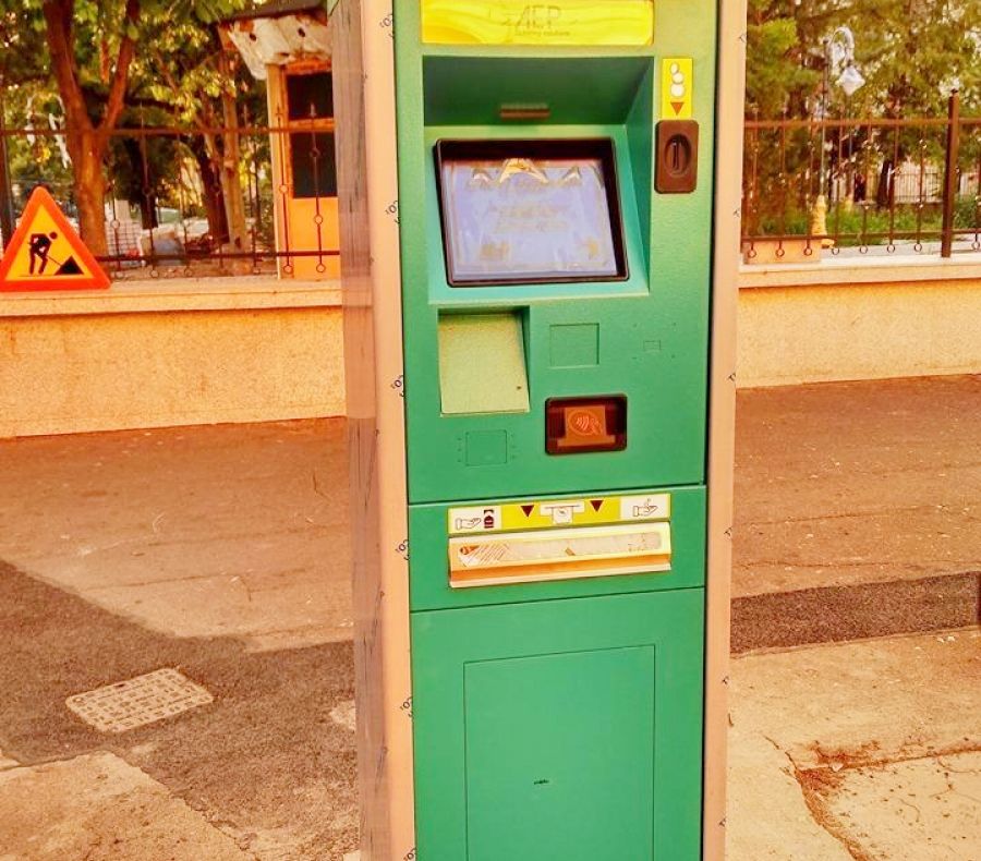 Primele automate de vânzare a biletelor din Galaţi au fost montate