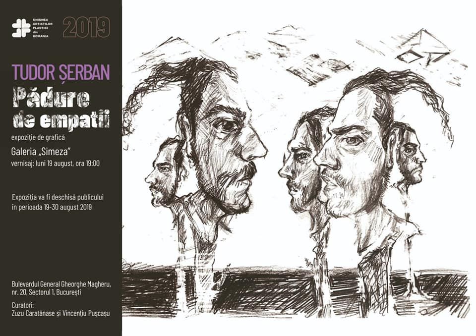 Artistul plastic gălăţean Tudor Şerban îşi vernisează azi o expoziţie