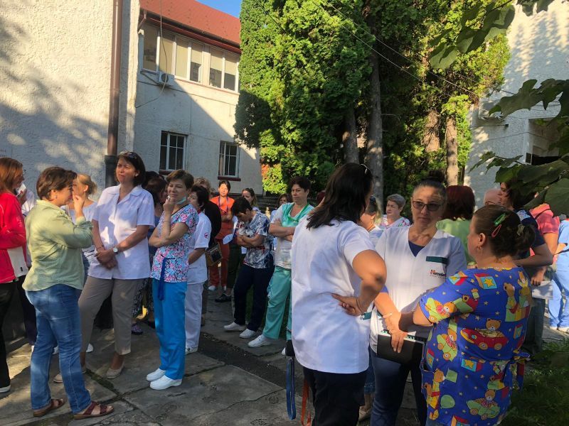 Spitalul de Urgenţă, păzit de aseară cu jandarmii şi poliţiştii