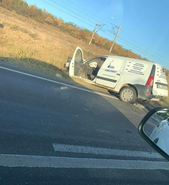 Un drum naţional, blocat aseară din cauza unui şofer vitezoman