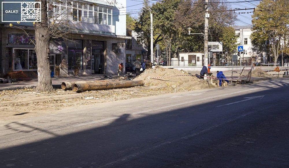 Atenție, șoferi! Circulație îngreunată pe Domnească, se fac lucrări