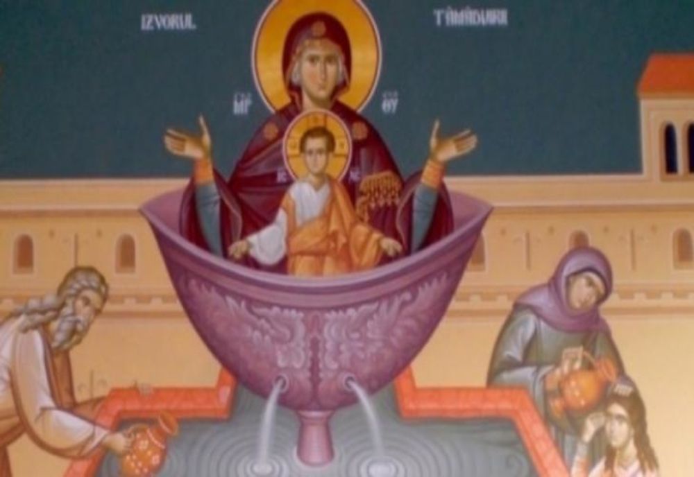  Izvorul Tămăduirii, sărbătoare foarte mare, cruce cu roșu în Calendarul Ortodox
