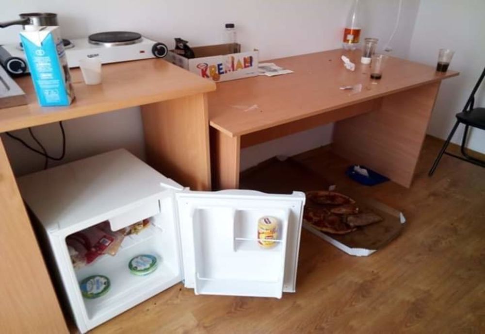 Centru de carantină vandalizat la Galați