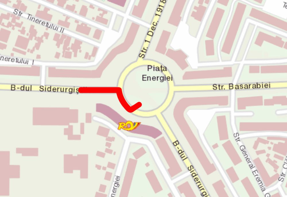 Traficul va fi îngreunat timp de 10 zile pe strada Siderurțiștilor