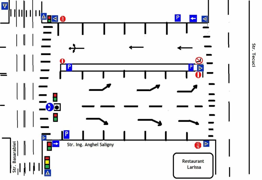 Noi reguli de trafic vor fi impuse pe strada Anghel Saligny