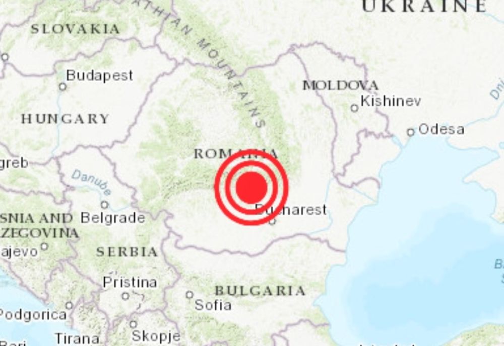 Cutremur mare, duminică dimineața, în România