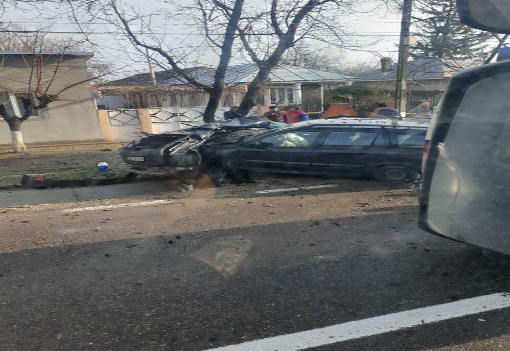 Accident la Ivești