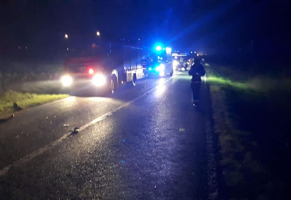 Un șofer băut a intrat cu autoturismul în coliziune cu un autotractor cu remorcă