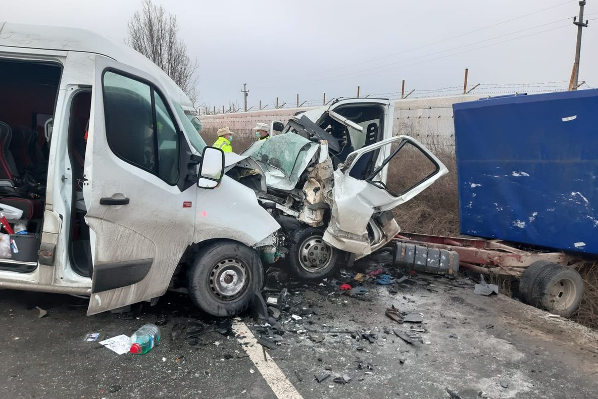 Doi gălățeni răniți într-un accident în județul Buzău