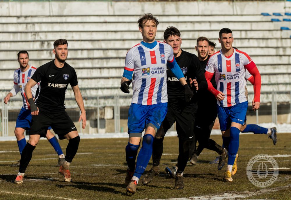 Oțelul Galați a pierdut cu 0-1 primul meci de verificare din cantonamentul de la Câmpulung Moldovenesc