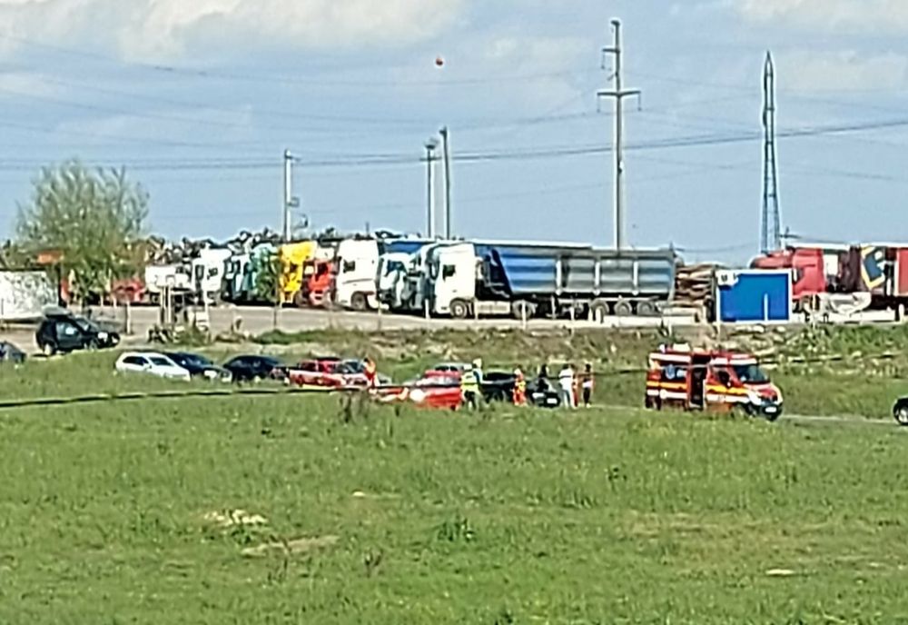 Un polițist de frontieră, băut la volan, s-a răsturnat cu mașina în zona Movileni