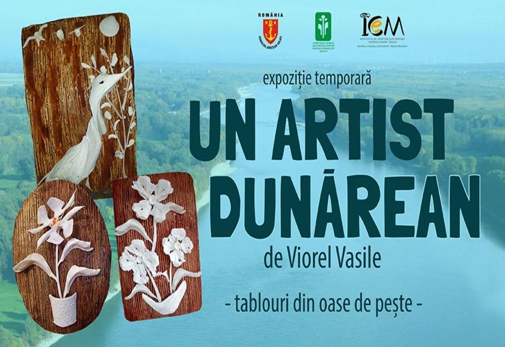 Expoziţie de tablouri din oase de peşte la Complexul Muzeal de Ştiinţele Naturii ''Răsvan Angheluţă'' din Galaţi