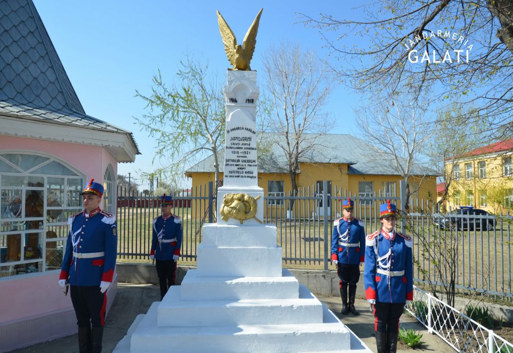 Jandarmii gălățeni și-au cinstit eroii