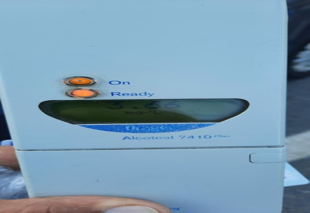 Video: Alcoolemie record la un șofer gălățean