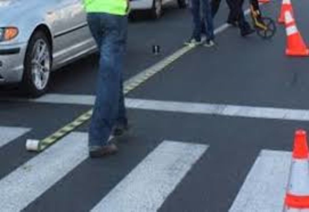 Accidentată pe o trecere de pietoni
