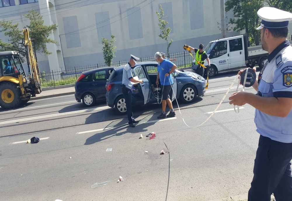 Tânăr de 16 ani accidentat pe trecerea de pietoni