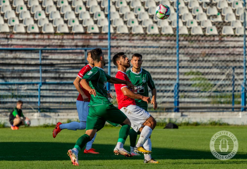 Oțelul Galați a câștigat cu 5-1 amicalul cu Sporting Juniorul Vaslui