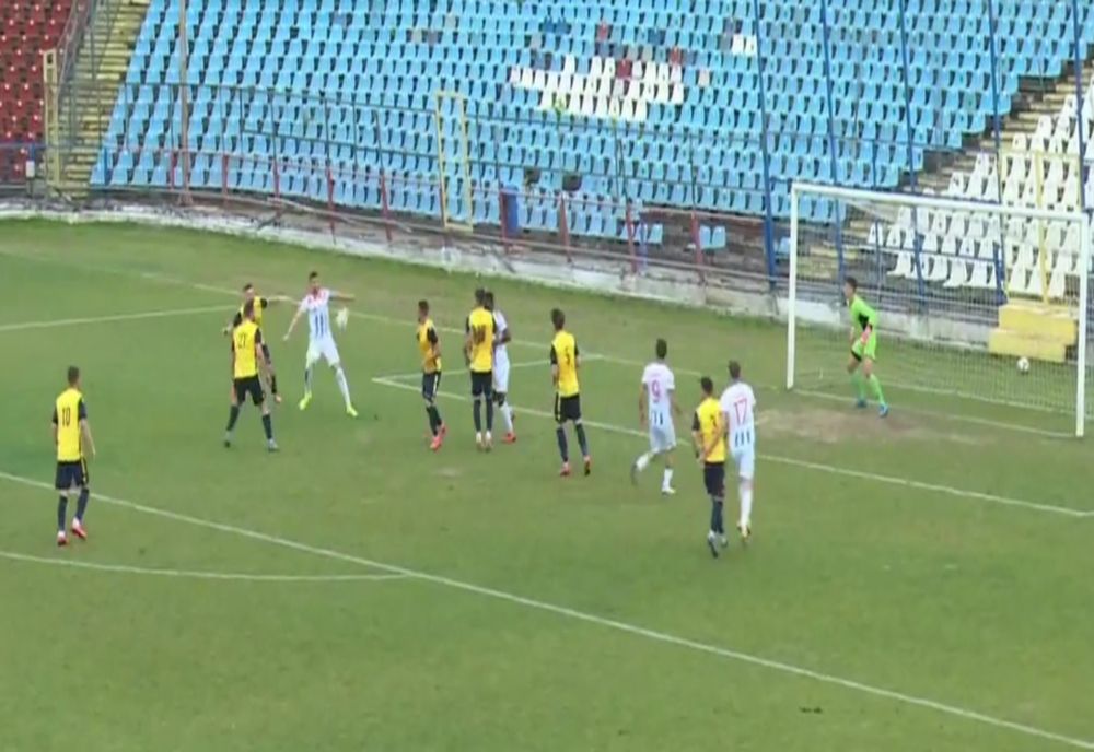 Oțelul Galați câștigă cu 3-1 meciul cu Sporting Liești și rămâne lider și după prima etapă a returului