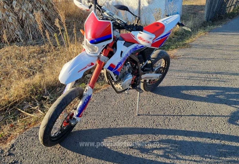 Motocicletă căutată de autorităţile din Italia, descoperită în Galați