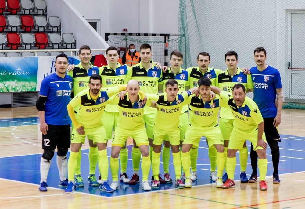 United Galați a câștigat cu 4-0 meciul din deplasarea de la Clujana Cluj-Napoca