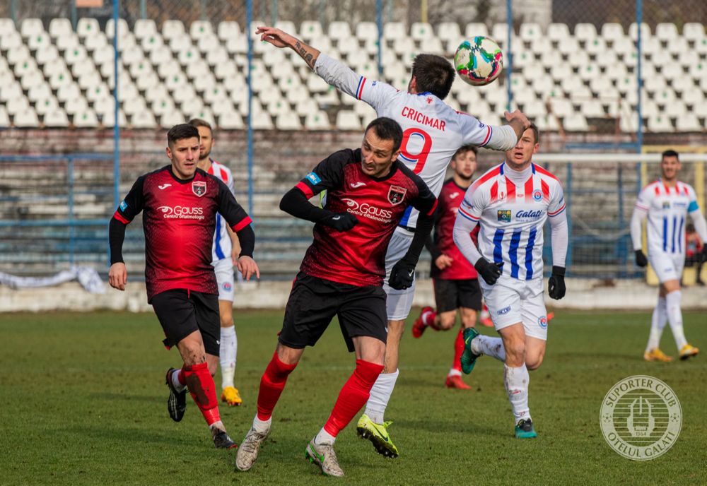 Oțelul Galați a încheiat meciurile din acest an cu o victorie cu 5-0